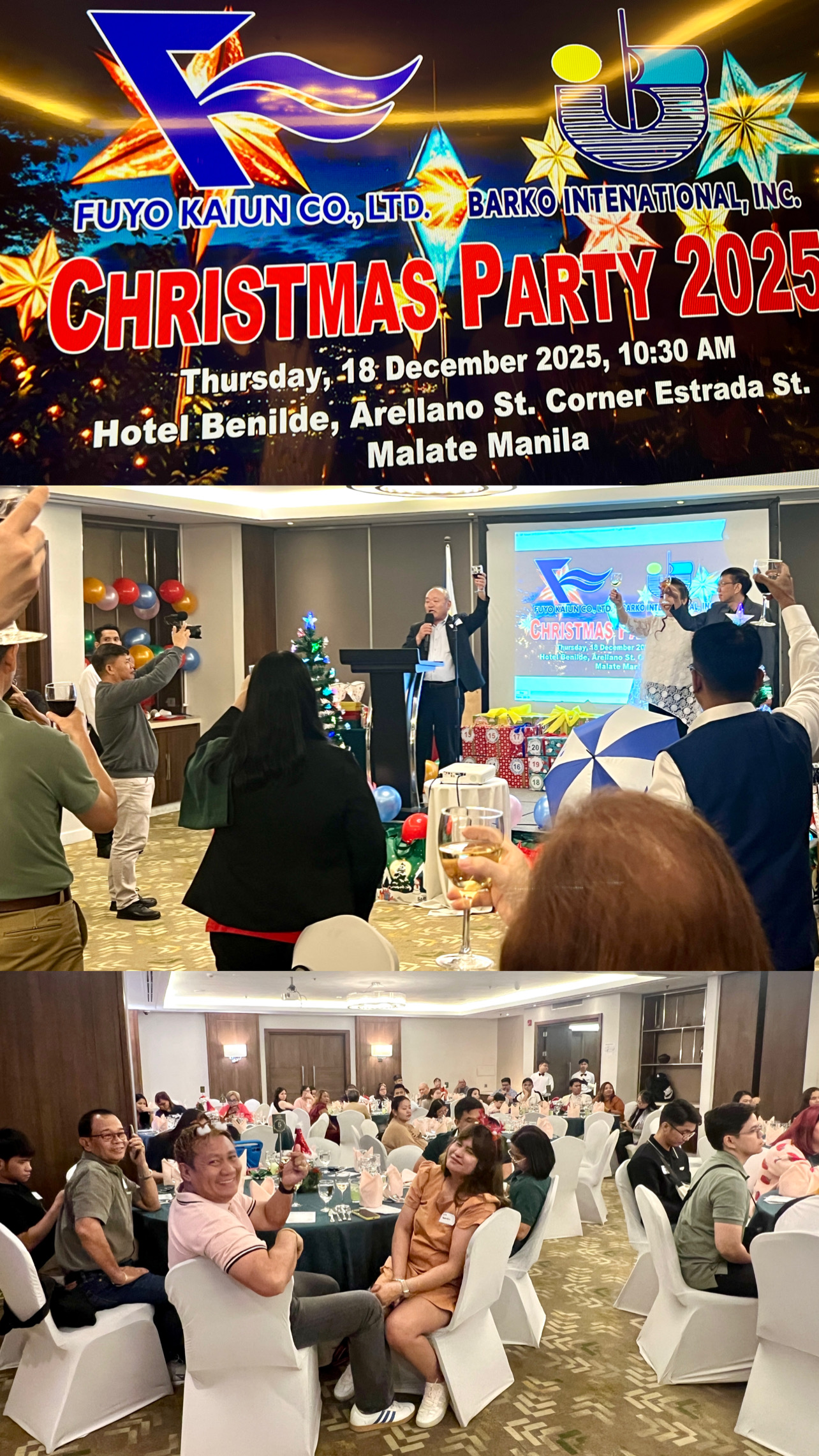 FUYO-BARKO CHRISTMAS PARTY FOR PHILIPPINE SEAFARERS AND THEIR FAMILIES IN 2025